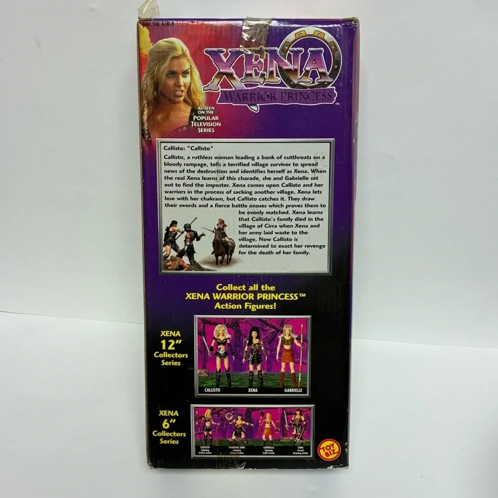 Xena Warrior Princess CALLISTO 12in Action Figure Toy Biz 1998 Vintage